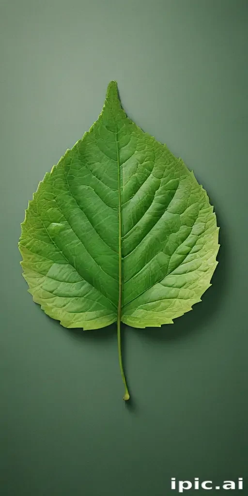 green leaf design