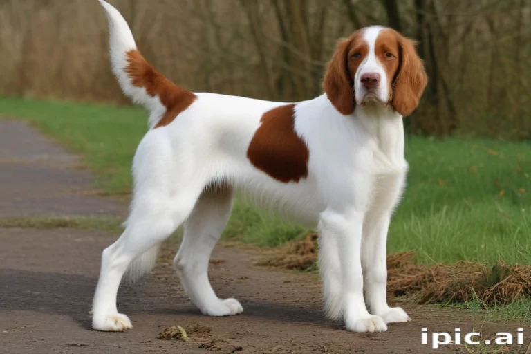 irish red and white setter