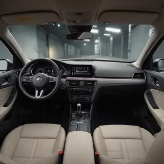 inside car background
