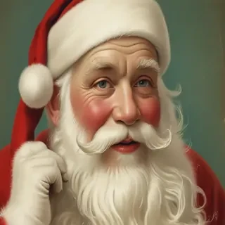 vintage santa images free