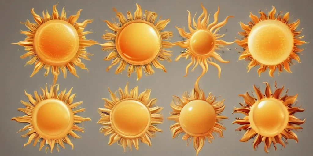 sun clipart transparent