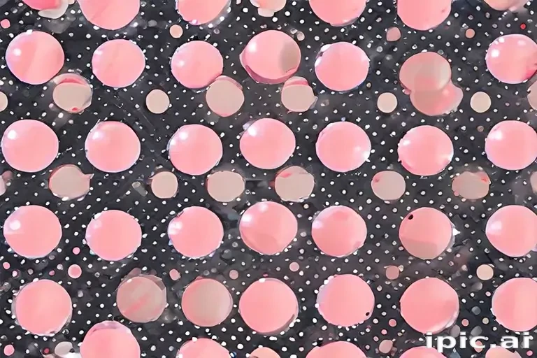 polka dots transparent