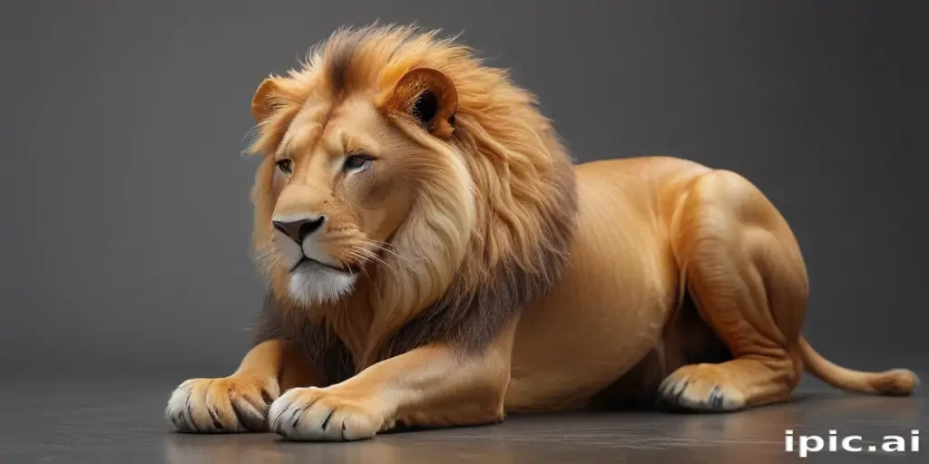 transparent lion