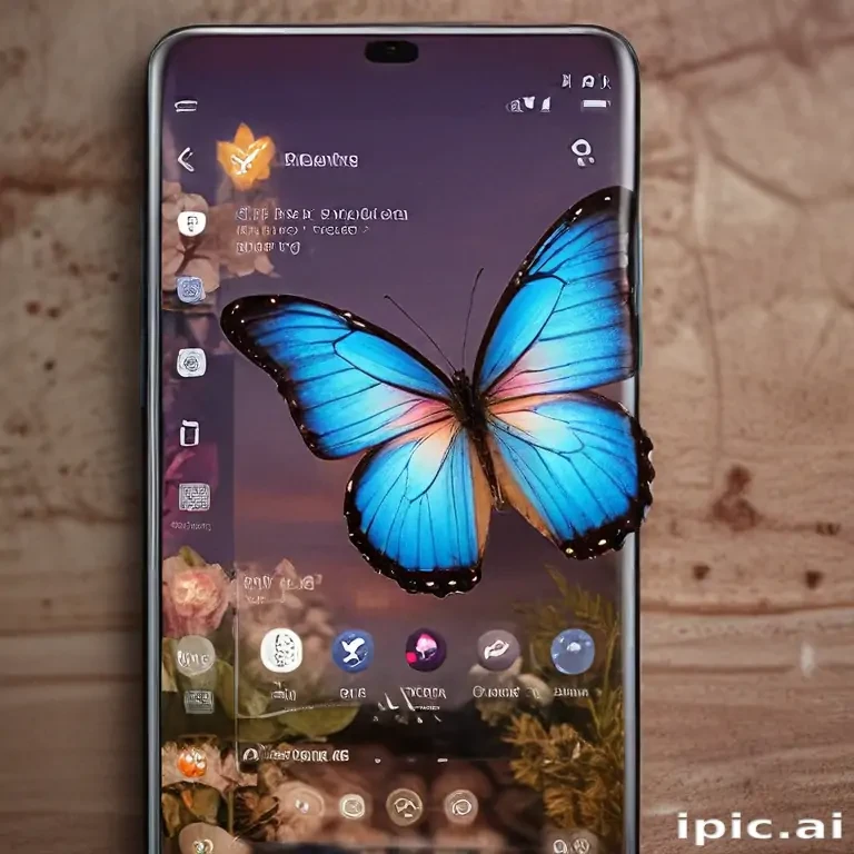 butterfly home screen