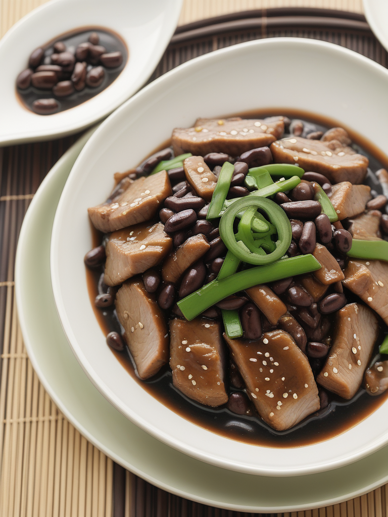 pork with black bean sauce