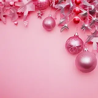pink christmas background