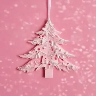 pink christmas aesthetic wallpaper