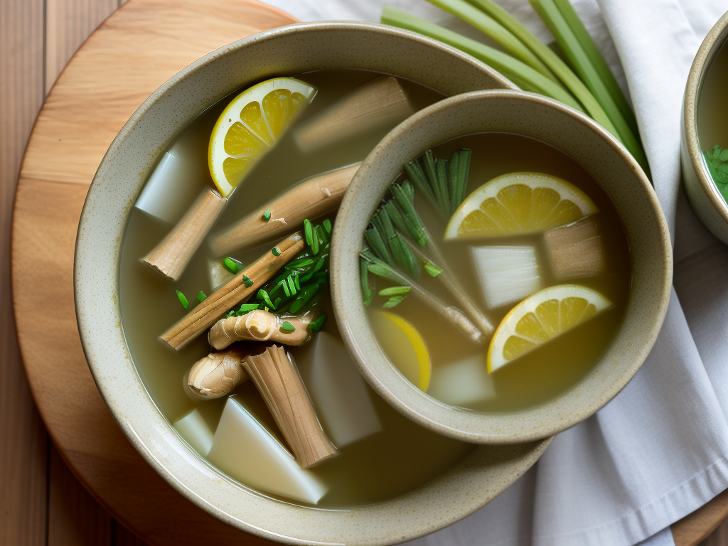 lemongrass ginger bone broth recipe