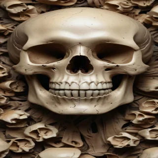 skull background