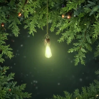 green christmas bg