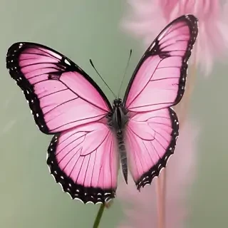 images of pink butterflies