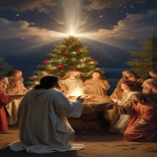 jesus at christmas images