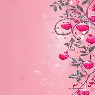 cute pink christmas wallpaper