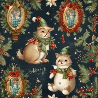 free printable vintage christmas images