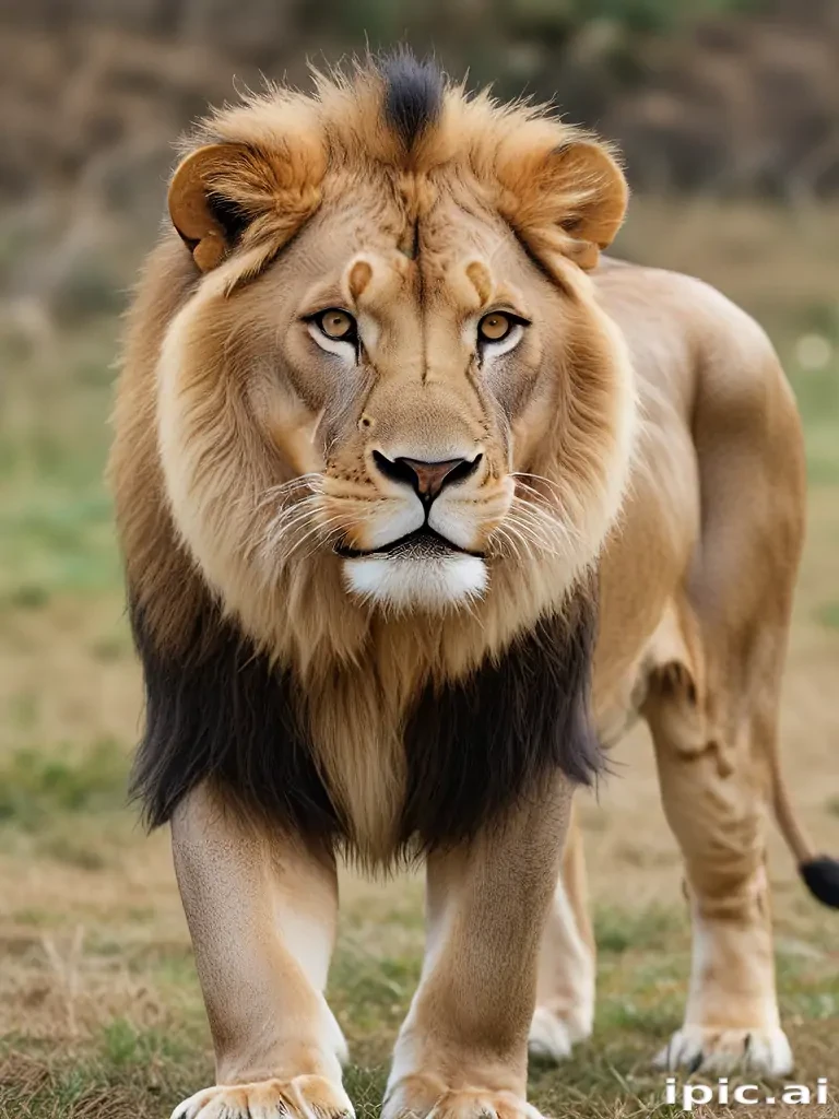 transparent lion
