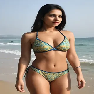ai indian bikini