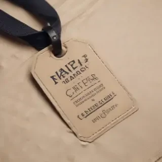 clothing tag mockup