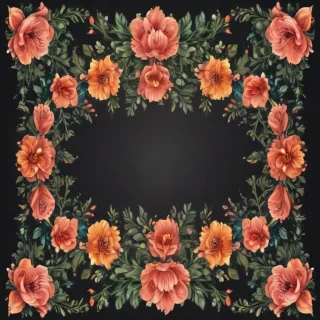 clipart floral border