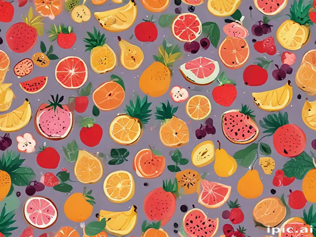 aesthetic fruit background