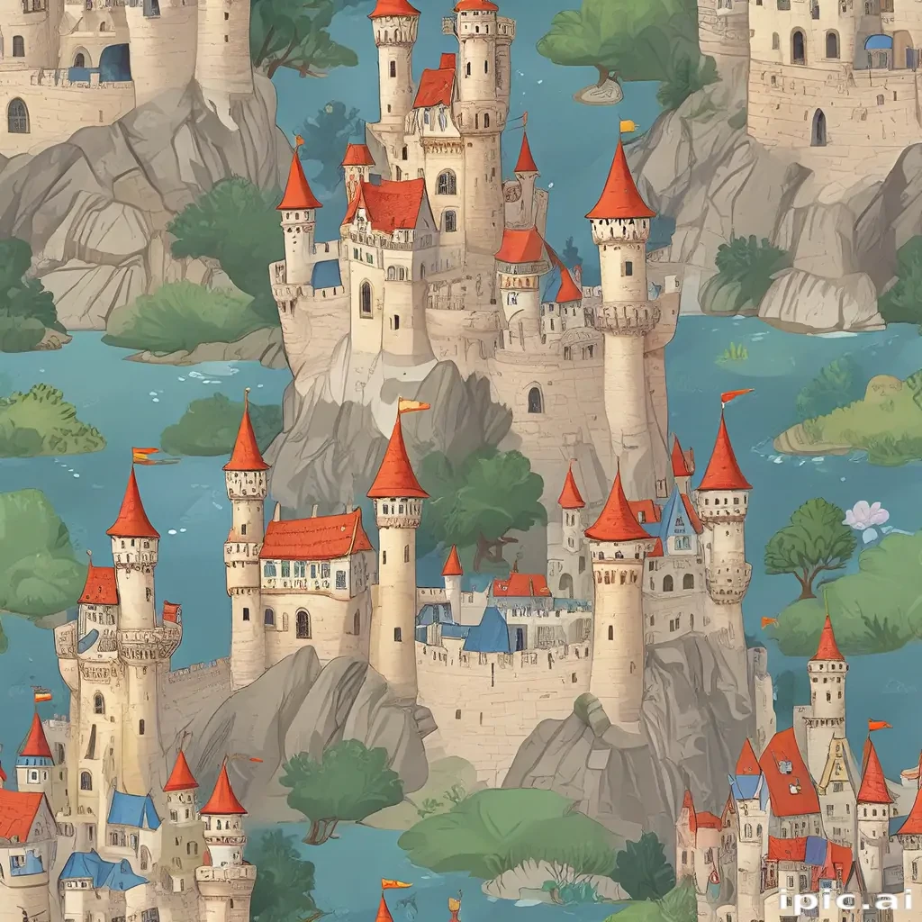 cartoon castle