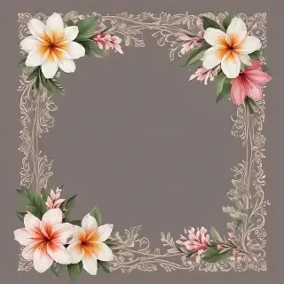 png border flower
