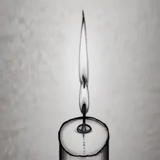 candle drawing