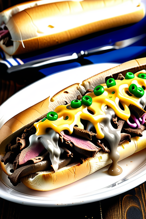philly cheesesteak with roast beef