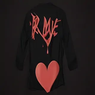 broken heart black