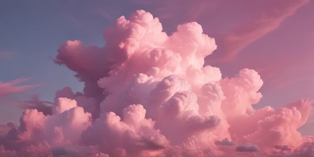 pink cloud aesthetic