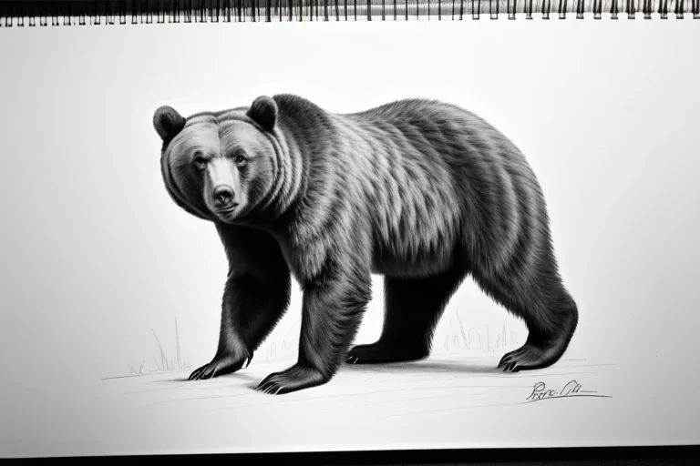 bear pic drawing