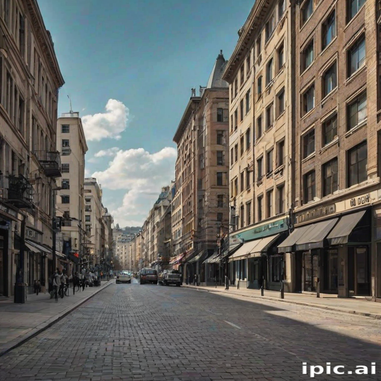 city street background