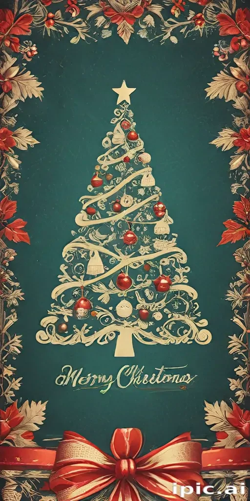merry christmas vintage