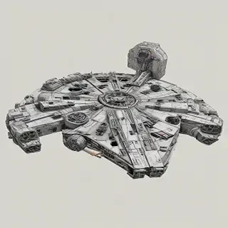 millennium falcon clip art