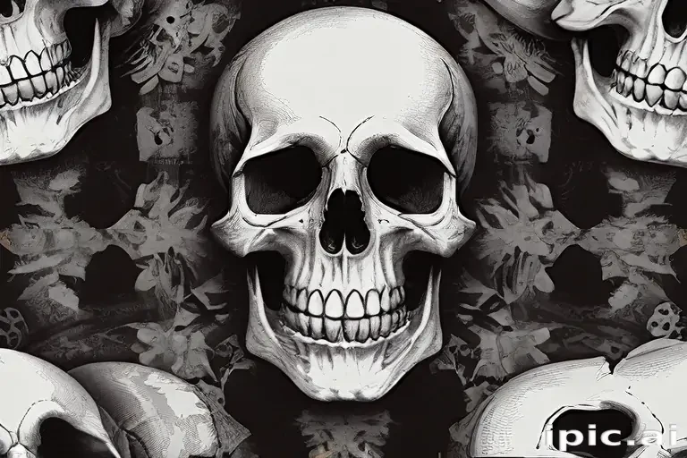 skull background