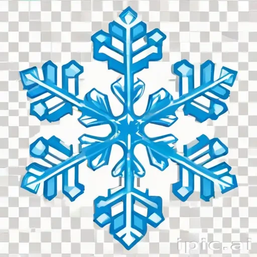 snowflake clipart transparent background