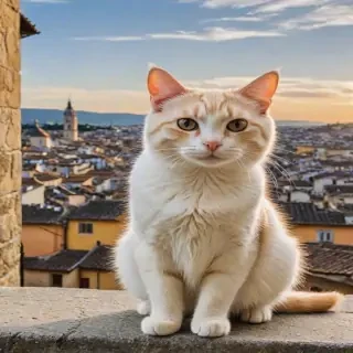 cat with background