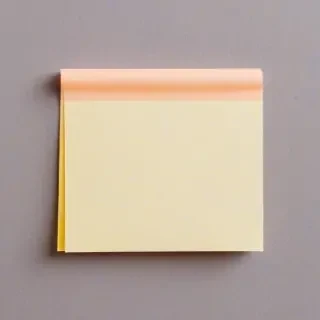 aesthetic cute sticky note png