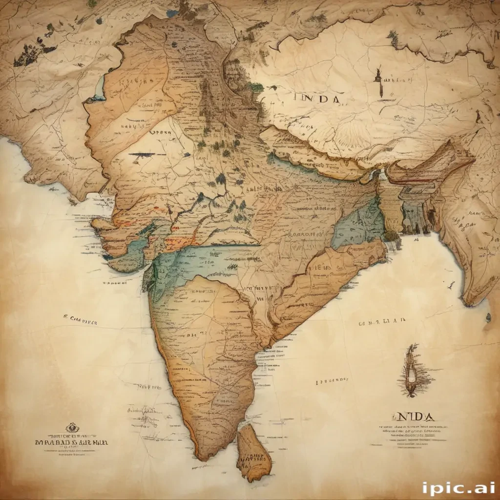 map of india