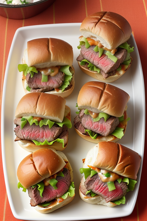 steak sliders with hawaiian rolls
