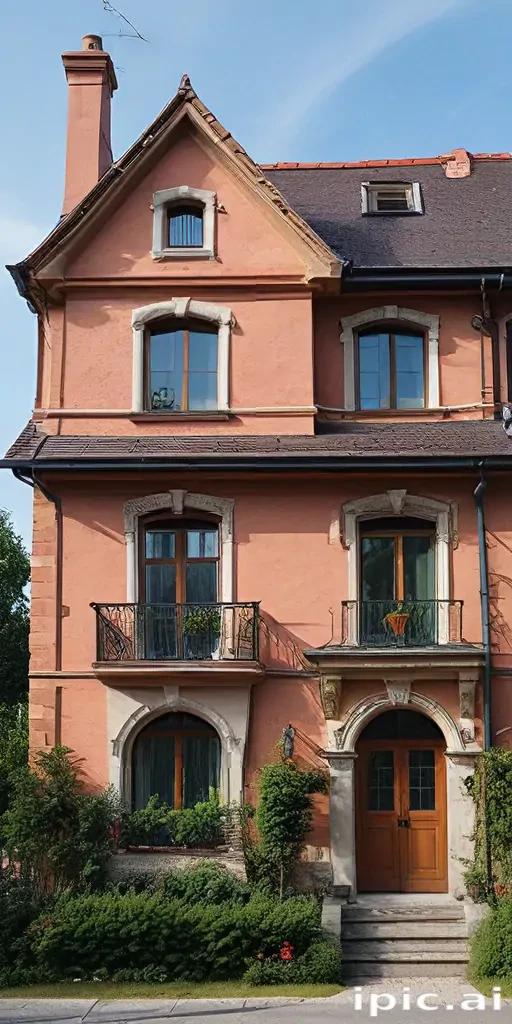background of the house