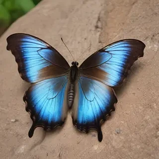 blue morpho butterfly