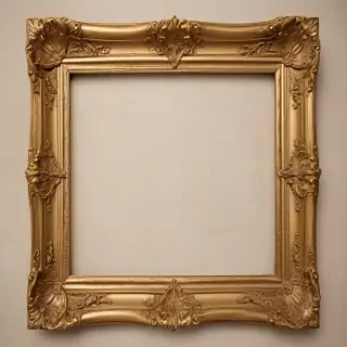fancy gold frame