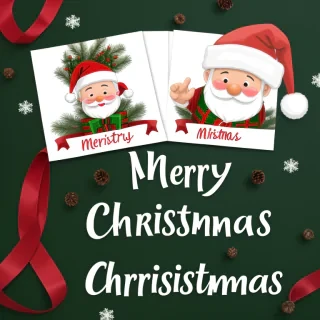 merry christmas text png