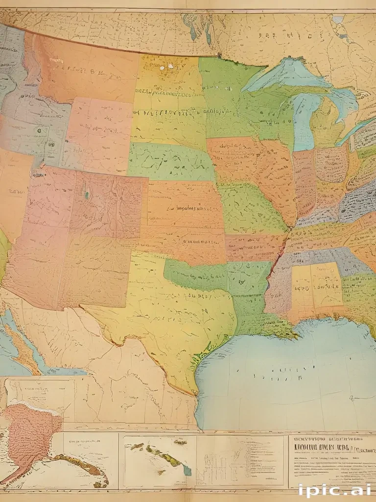 map of united states of america