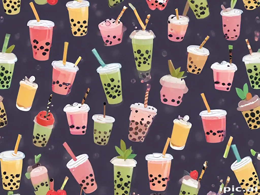 bubble tea wallpaper