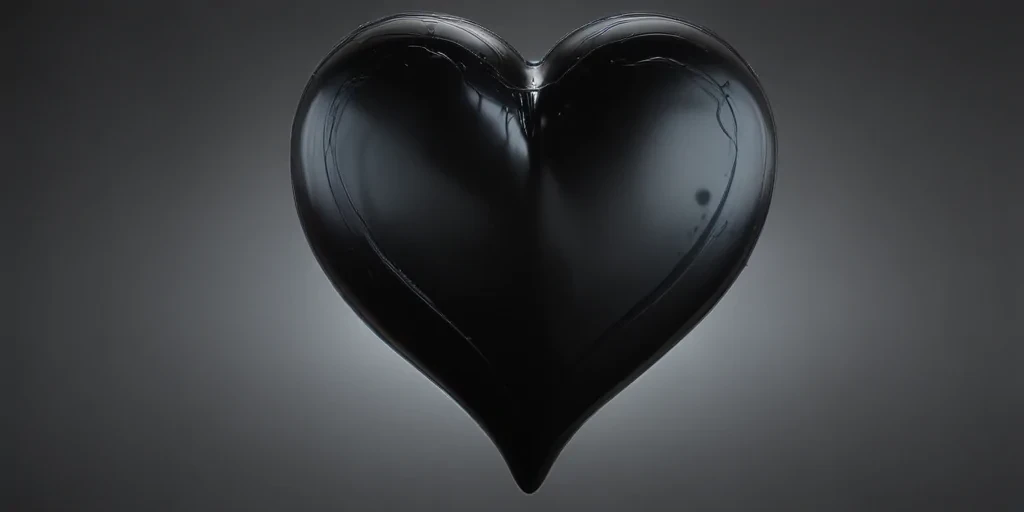black heart image