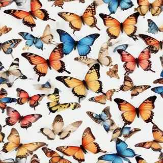 butterflies transparent background
