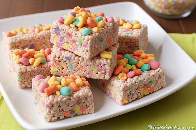 how to make rice crispy treats with fruity pebbles