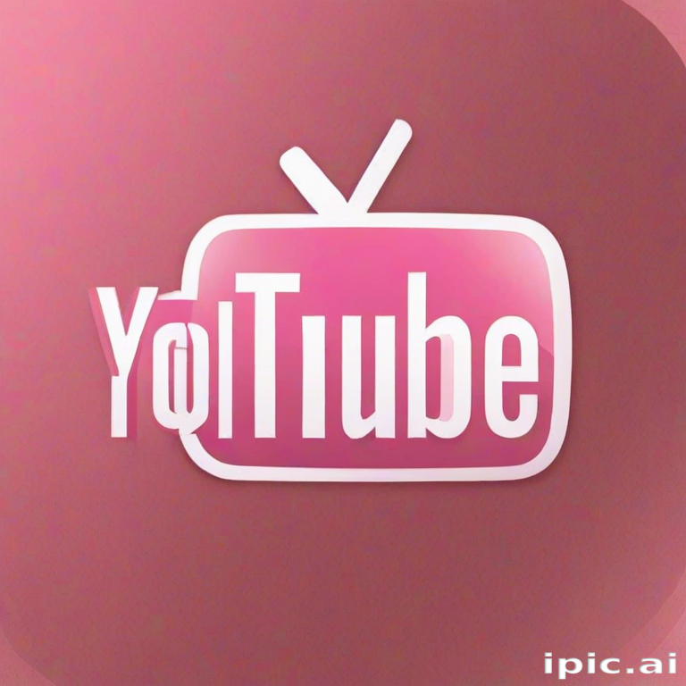 pink youtube logo