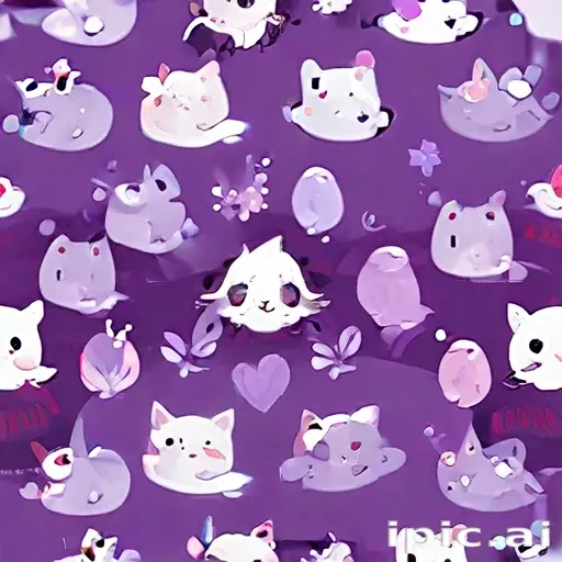 cute purple background